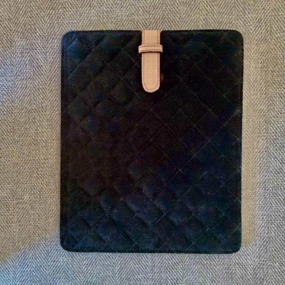ASOS Suede / Leather Quilted iPad Sleeve Case